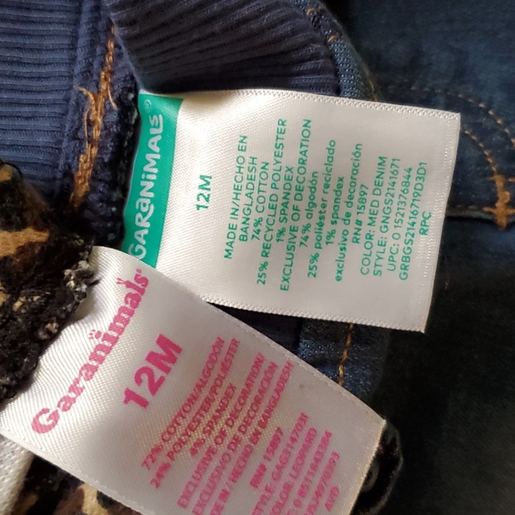 2 Baby Jean's and cute top size 12M - Picture 4 of 4